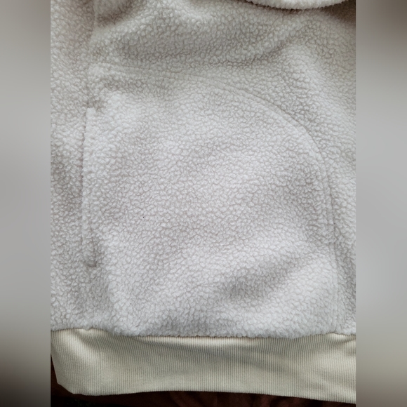 NWT Women's Plus Size 4X Fleece Pullover Outerwear Cream Color - Picture 14 of 16